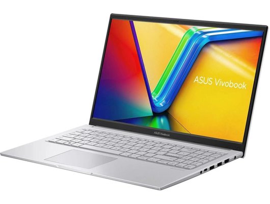 Ноутбук ASUS VivoBook X1504VA-BQ4060/90NB13Y2-M03600/Core i3-100U/16Gb/512Gb/15.6 FHD IPS/DOS серебристый